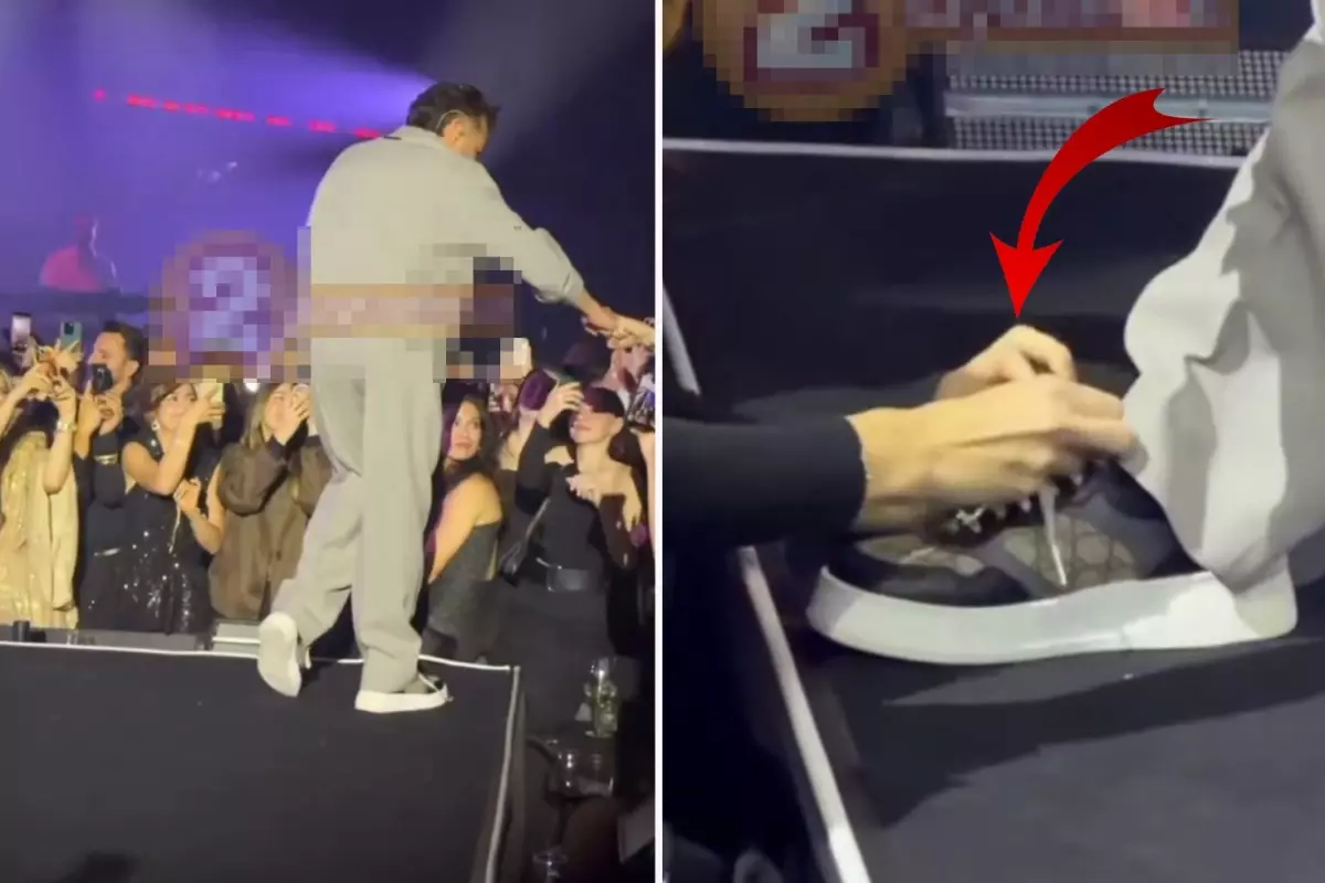 konsere damga vuran an kenan dogulu hayranina ayakkabisinin bagciklarini baglatti lQr2XFEM.jpg