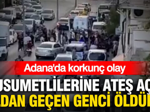 Husumetlilerine ates acti yoldan gecen genci oldurdu jbuXz14l